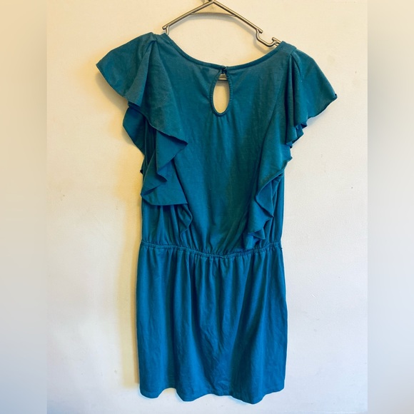 Xhilaration Women’s Blue Ruffle Casual Dress Size XL - Picture 3 of 6